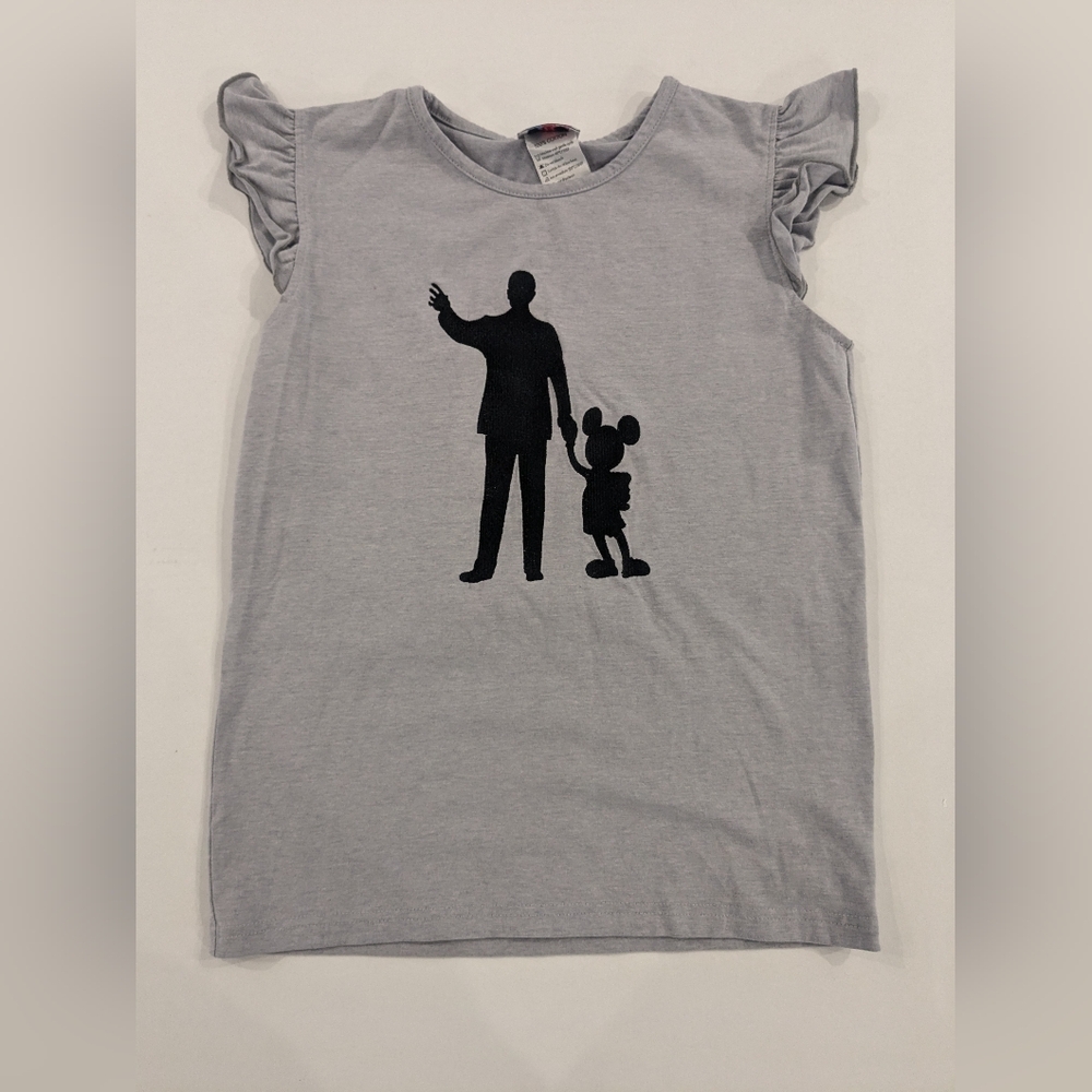 Smocked Tea Walt Disney & Mickey Embroidered Top